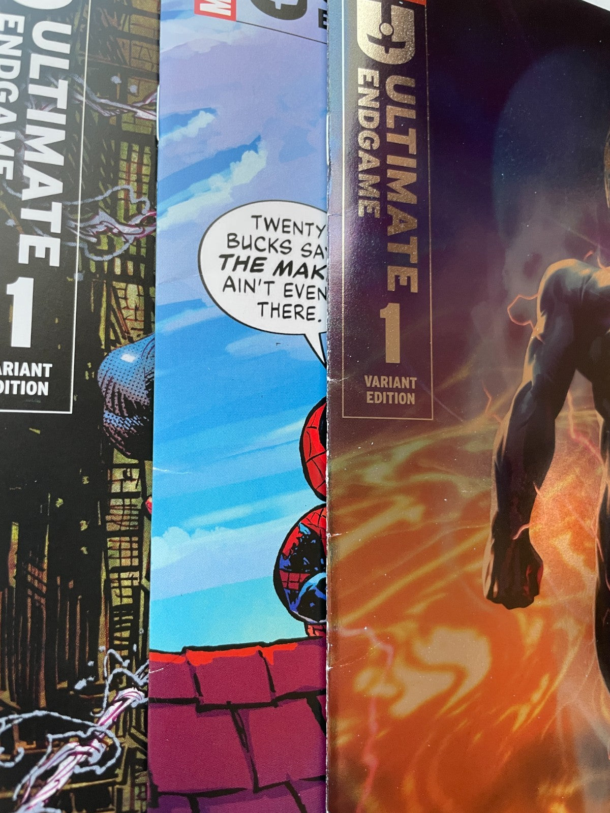 Ultimate Endgame #1 Variant Lot (6) Bland Bag Books B Foil, C, E, F, G, H - 2025