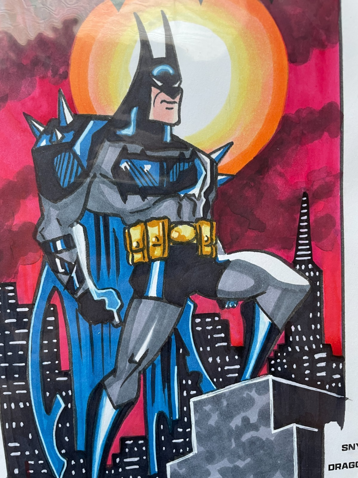 ABSOLUTE BATMAN #1 Blank VARIANT w/ BATMAN ADVENTURES SKETCH BY JESSICA COURT