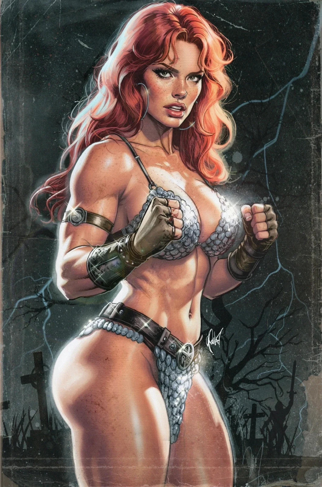 RED SONJA SHE DEVIL WITH A SWORD #1 CEDRIC POULAT Virgin Variant CVR C - 2026