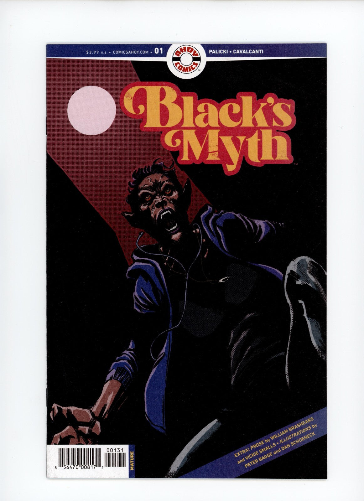 Black's Myth #1C Wendell Cavalcanti Lunar Variant 1st Print Ahoy 2021