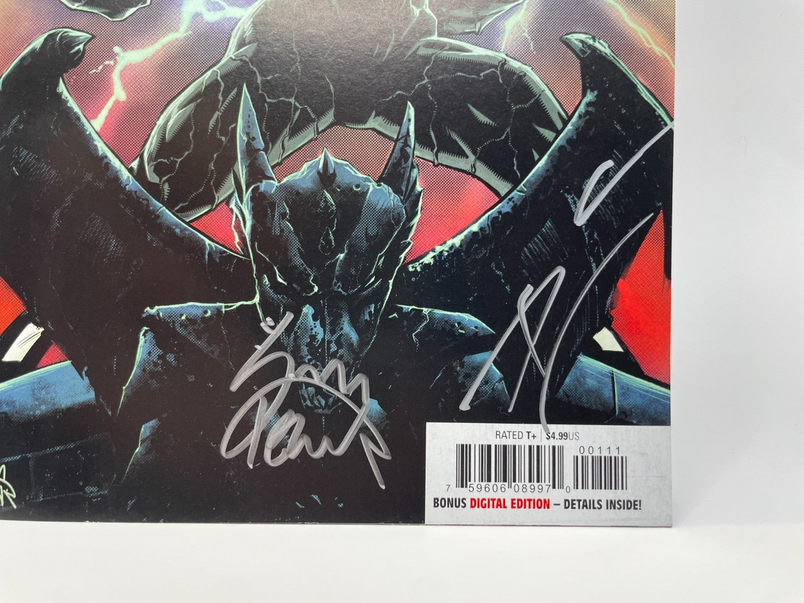 Venom #1 Vol. 4 DOUBLE SIGNED Stegman - Cates - COA - Marvel Comics Variant 2018