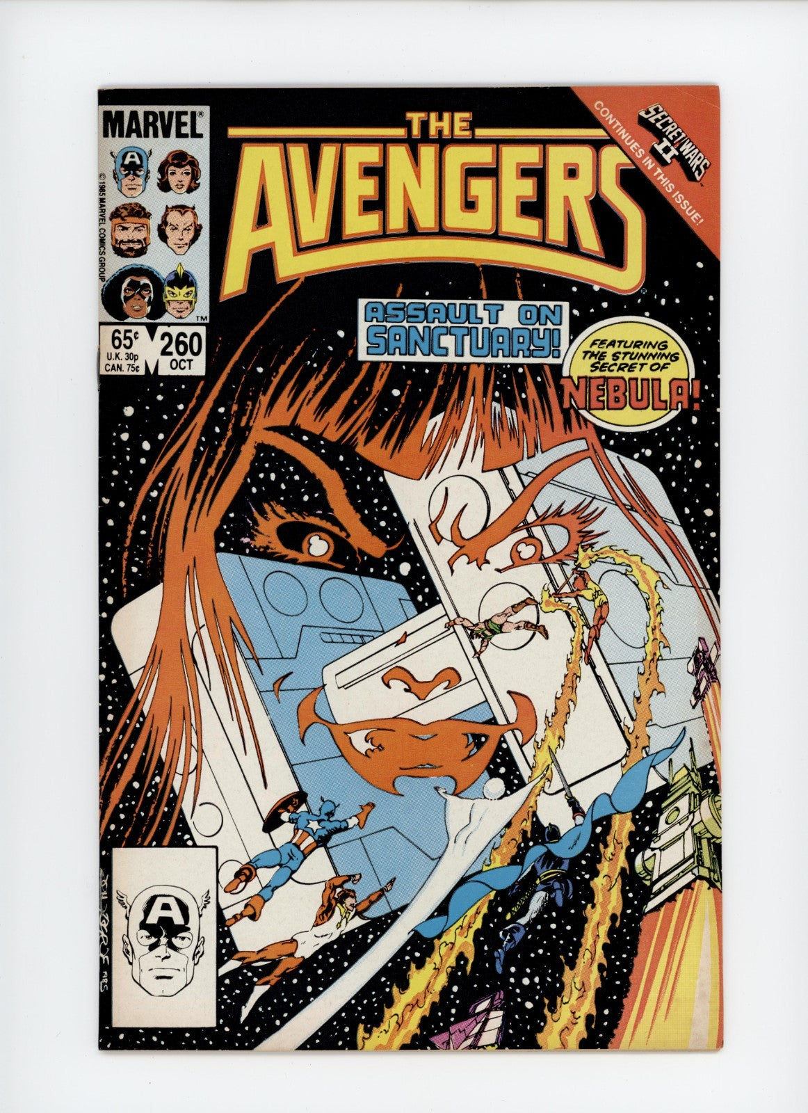 The Avengers #260 Marvel Comics 1985