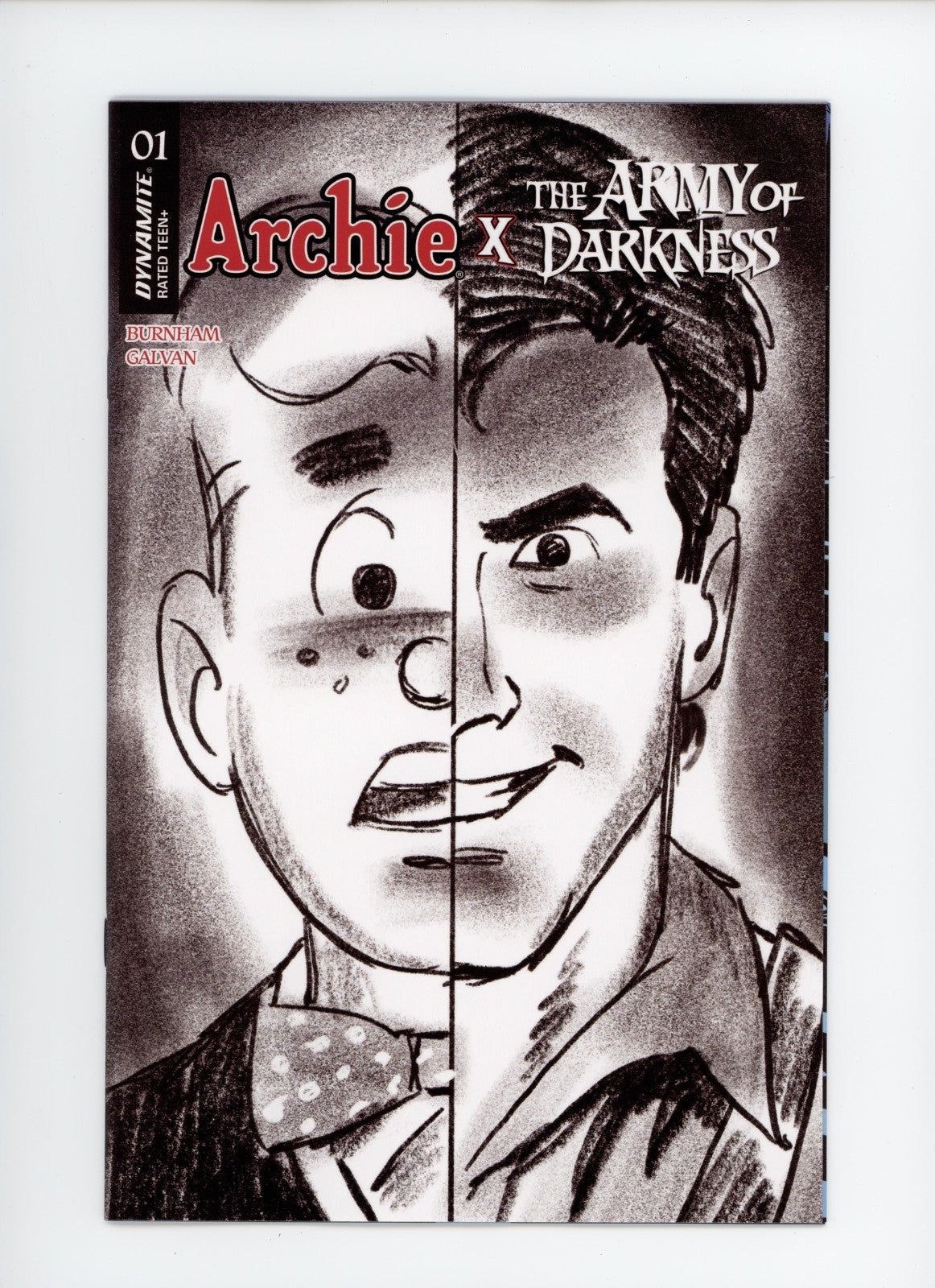 Archie x Army of Darkness #1T Galvan B&W Blind Bag Variant - 2026