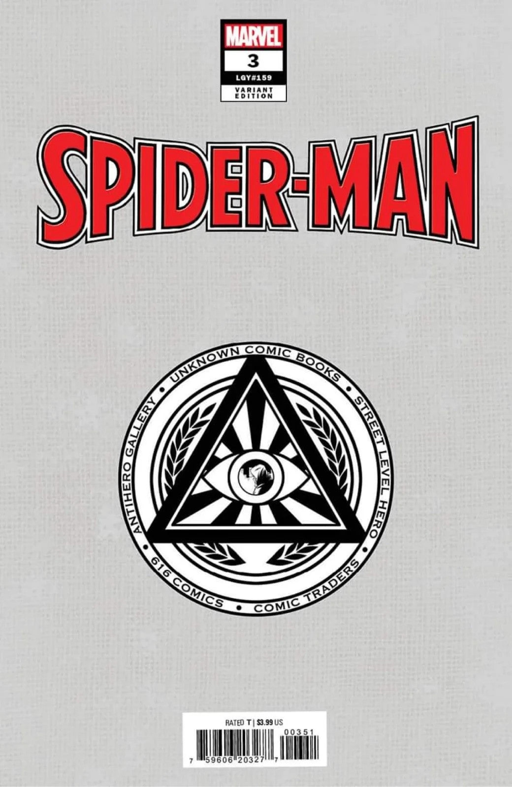 SPIDER-MAN #3 - GABRIELE DELL’OTTO Exclusive Virgin Variant - 2023