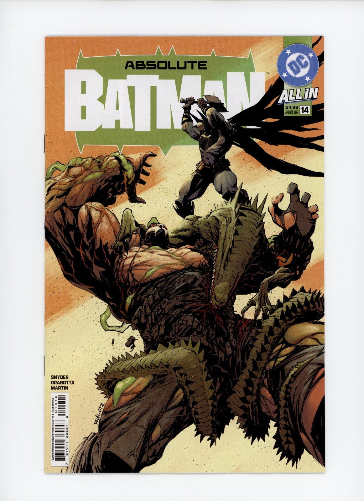 ABSOLUTE BATMAN #14K 2nd Print Nick Dragotta - DC Comics - 2026