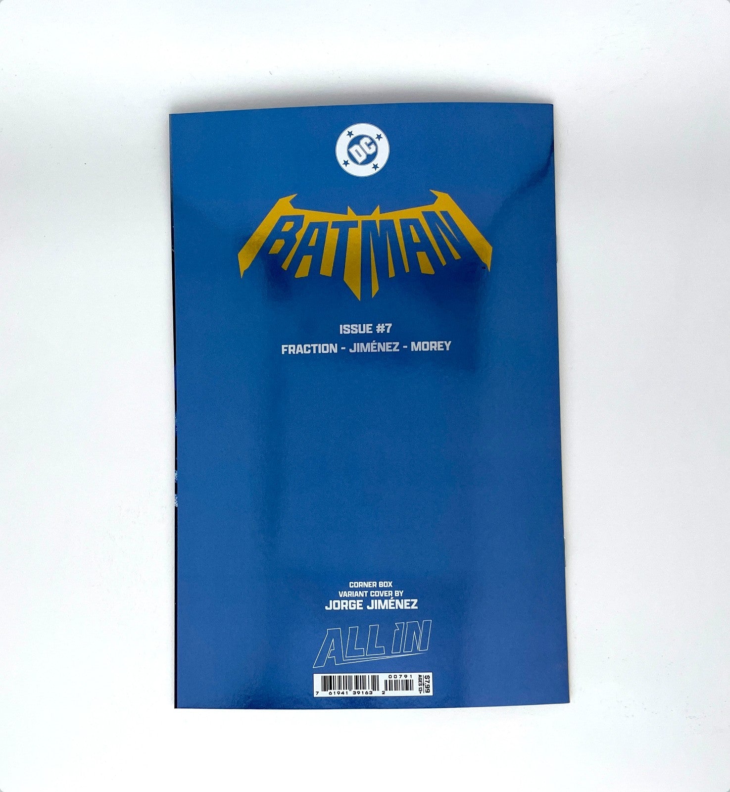Batman #7H Jorge Jimenez Corner Box SPOT FOIL  DC Comics - 2026