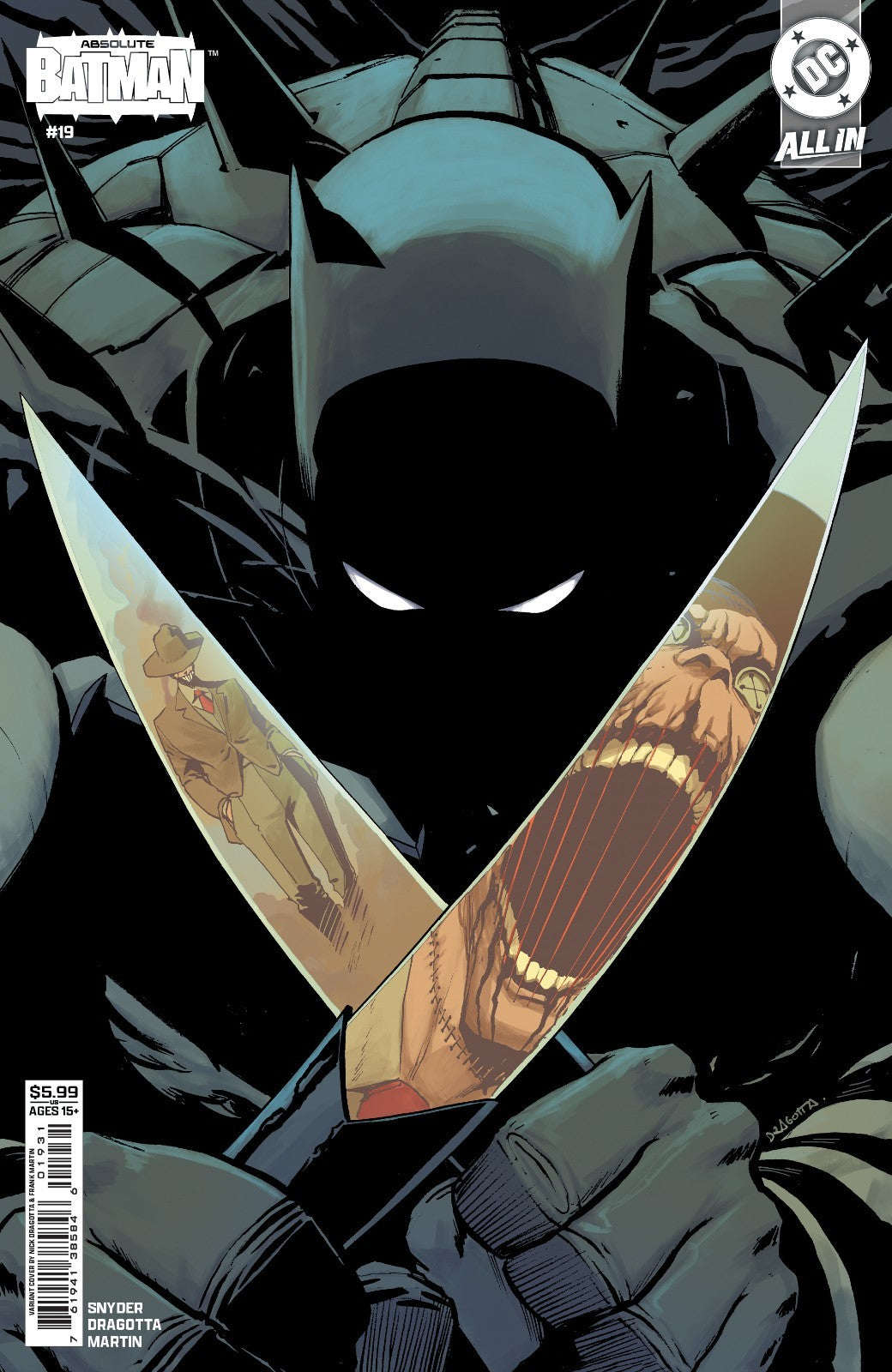 ABSOLUTE BATMAN #19C Nick Dragotta Card Stock - DC Comics - 2026