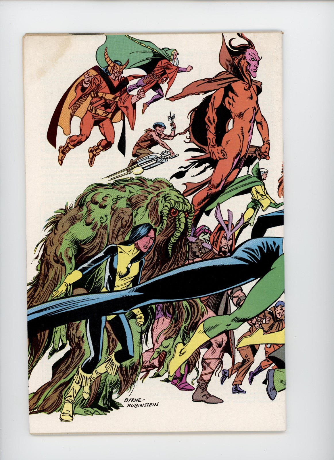 Official Handbook of the Marvel Universe Lot #7-10 & 12 Wraparound cover 1986