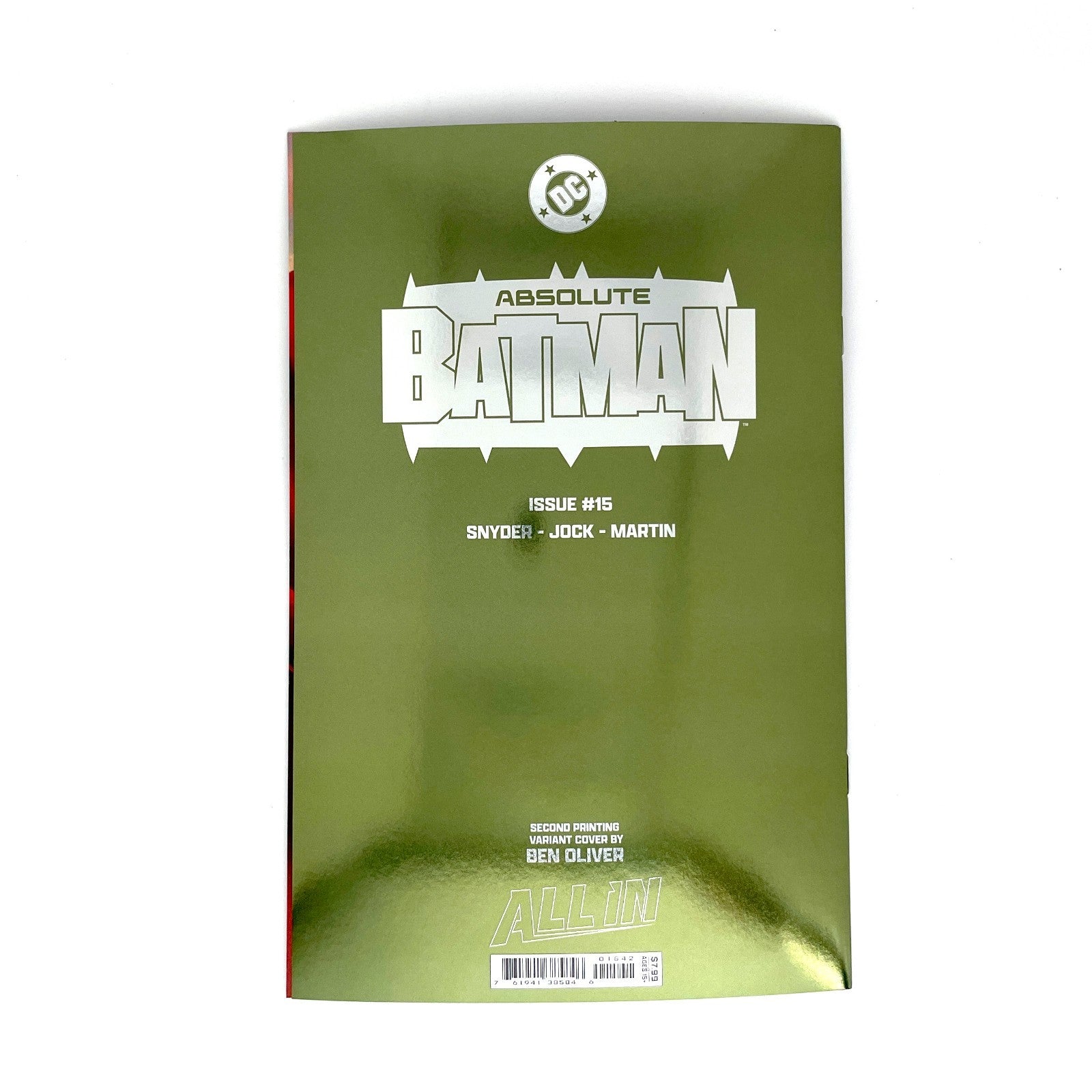 Absolute Batman #15Y Second Printing Ben Oliver Foil Variant - 2026