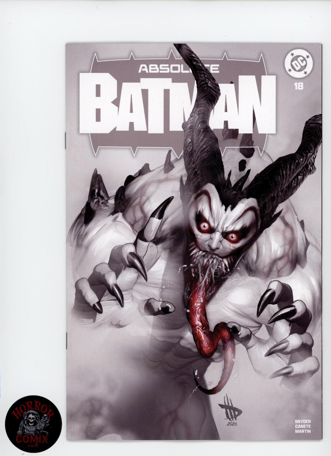 Absolute Batman #18X Dave Wilkins Exclusive Variant LTD 3000 MegaCon DC - 2026