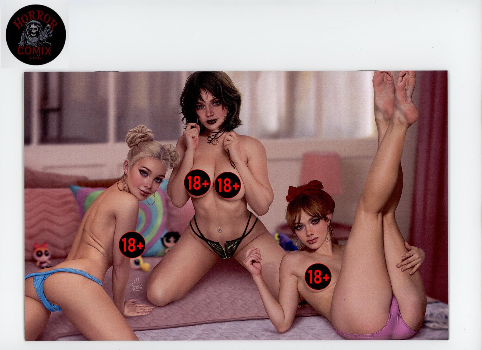 Duty Calls Girls 3 "Power Squad" Topless Variant By Nelly