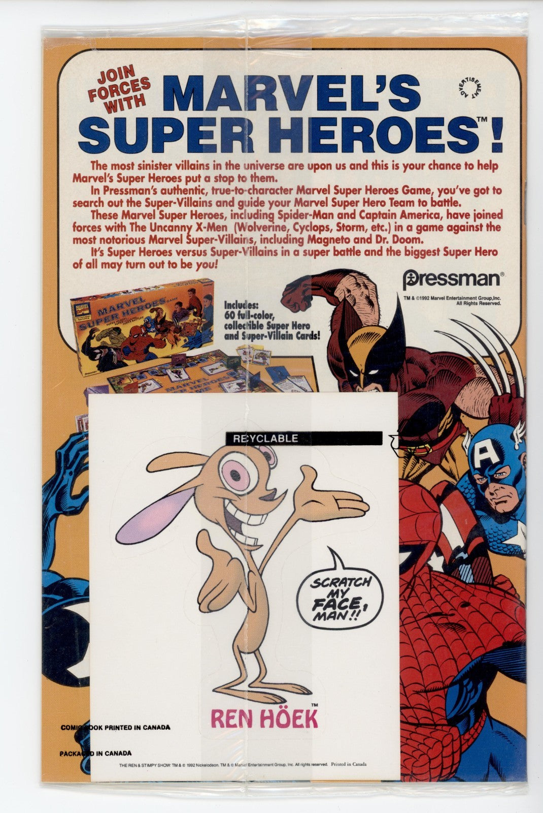 Ren And Stimpy Show Marvel Comic #1 - 10 Lot - 1, 6 & 7 SIGNED