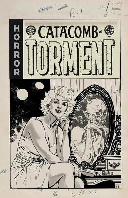 EC Catacomb Of Torment #8 CVR D 1:20 Yanick Paquette B&W Artist Ed - 2025