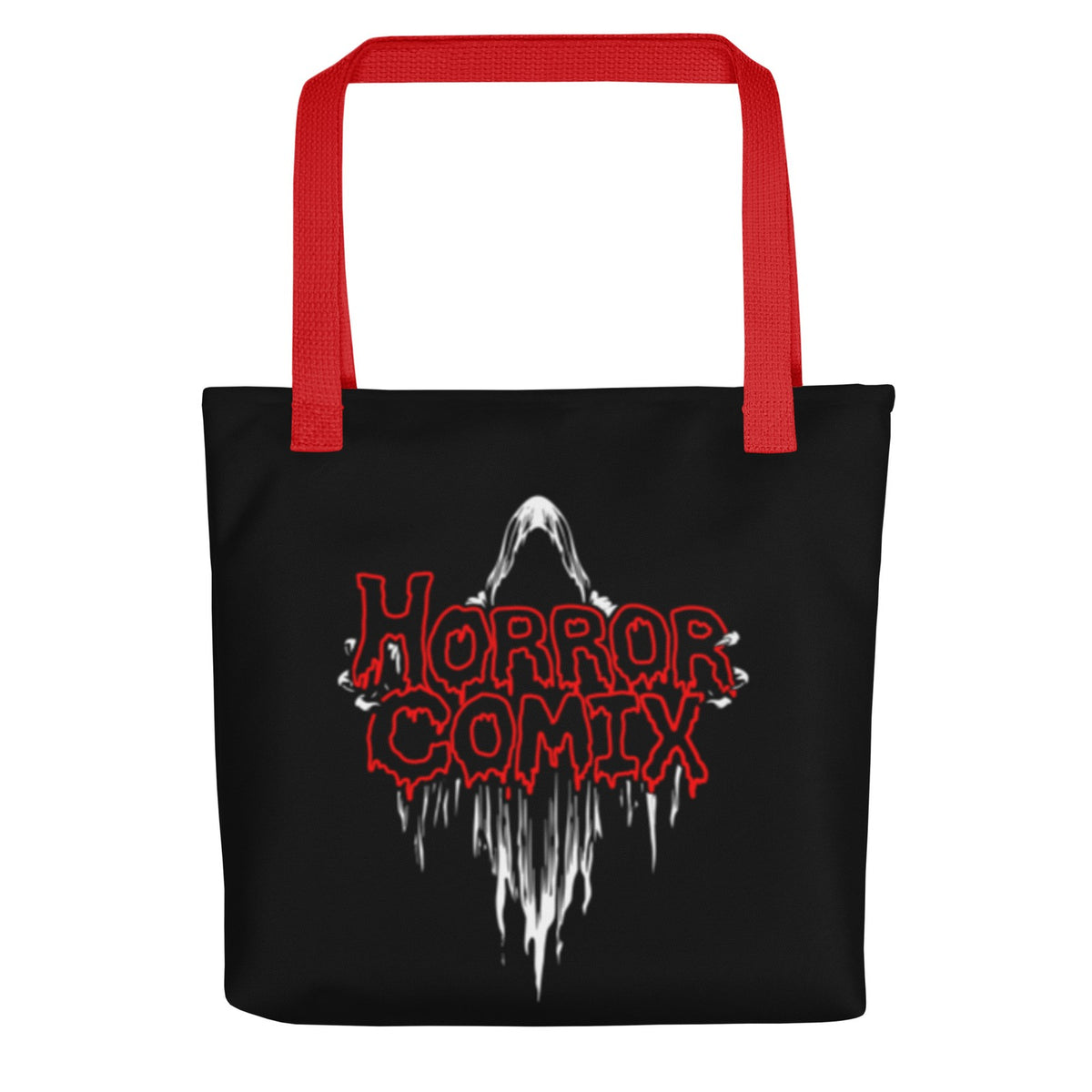 Horror Comix Ghoul Red & Black Tote Bag