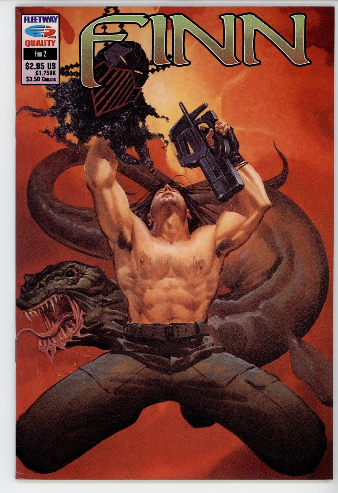 Slaine the Horned God #1 & 2, Flesh #1, Finn #2 & 3 VF-NM x5 Comic Lot 1990
