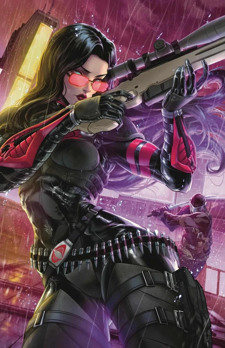 GI JOE REAL AMERICAN HERO #330 DRAX GAL Virgin FOIL Variant B LTD 750 - 2026