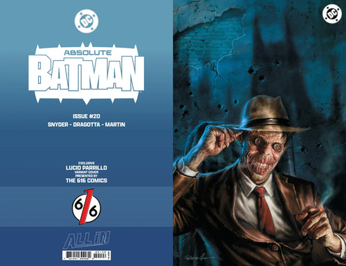 ABSOLUTE BATMAN #20 LUCIO PARRILLO Virgin FOIL Variant C LTD 1000 - 2026
