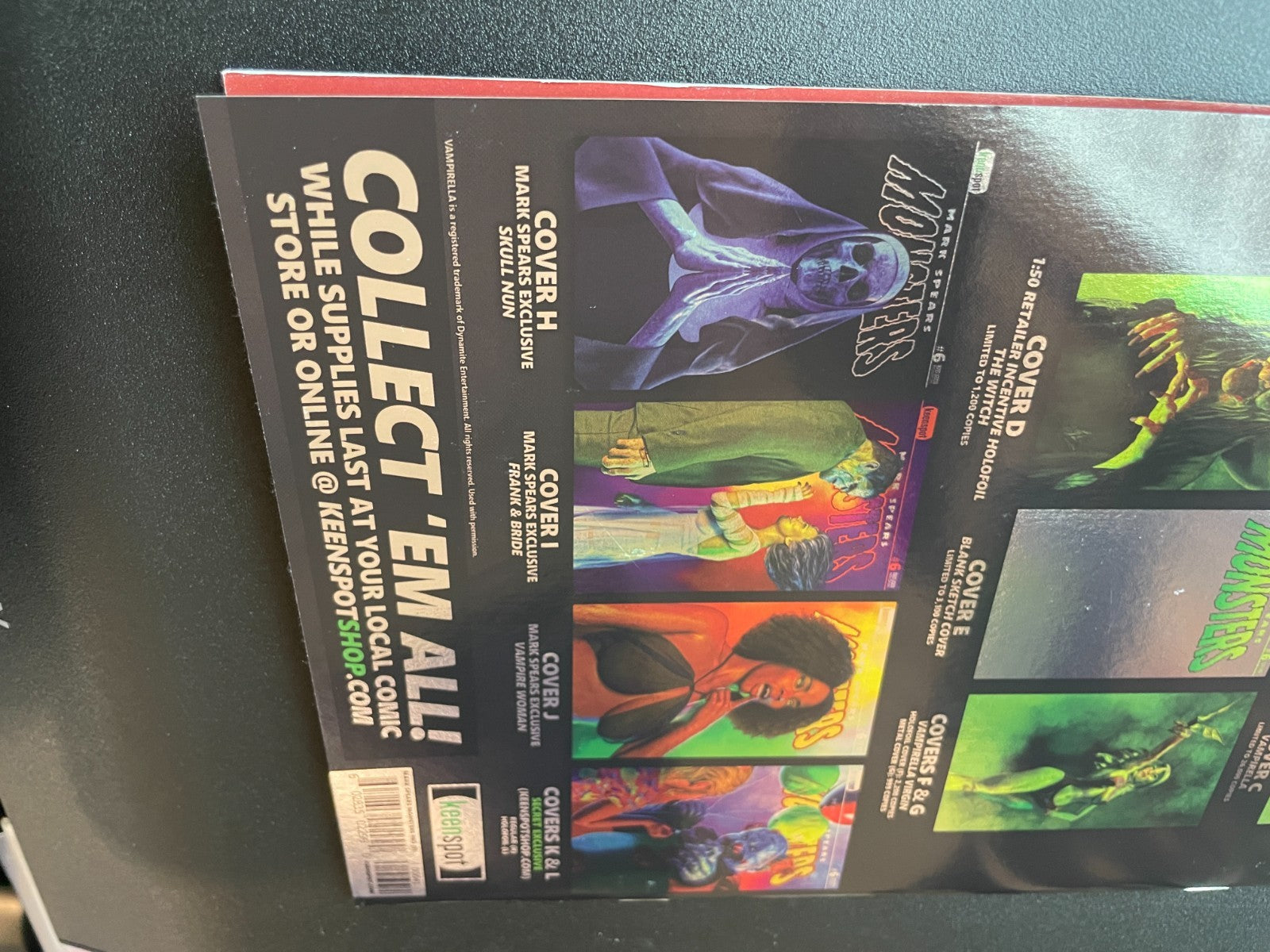 Mark Spears Monsters #6 Cover D 1:50 Incentive Holofoil The Witch Variant 2025