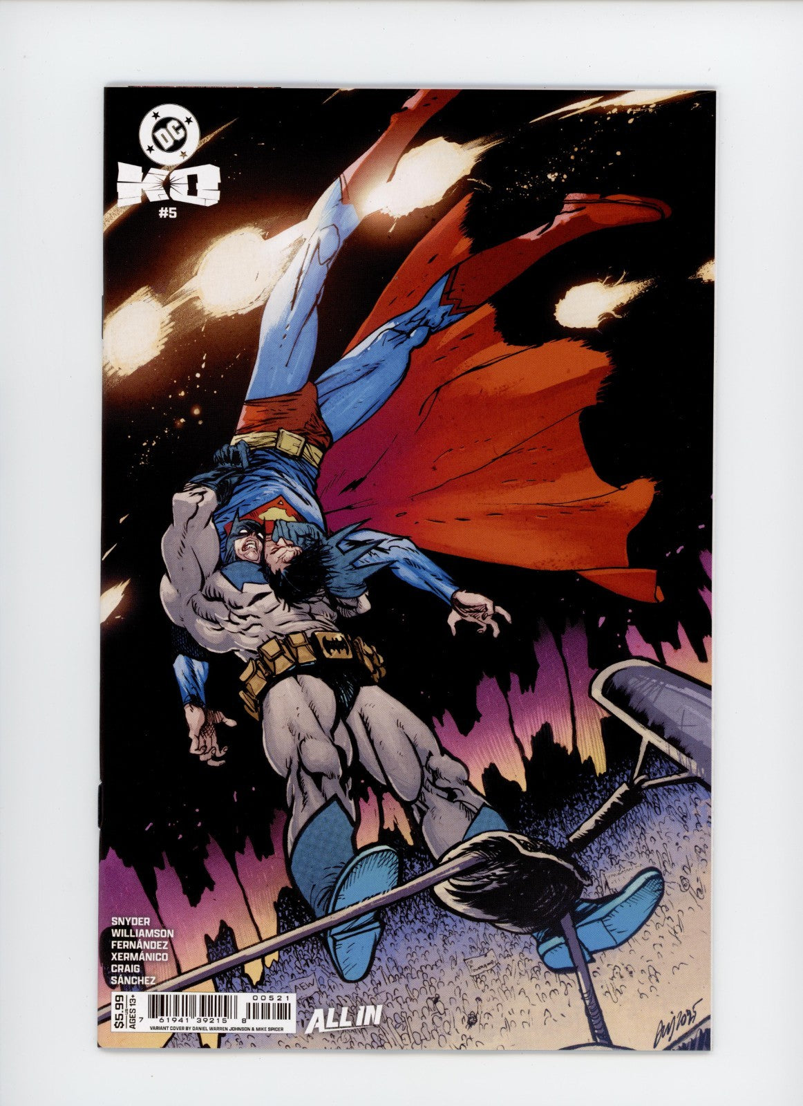 DC K.O. 5B Daniel Warren Johnson Card Stock DC Comics - 2026