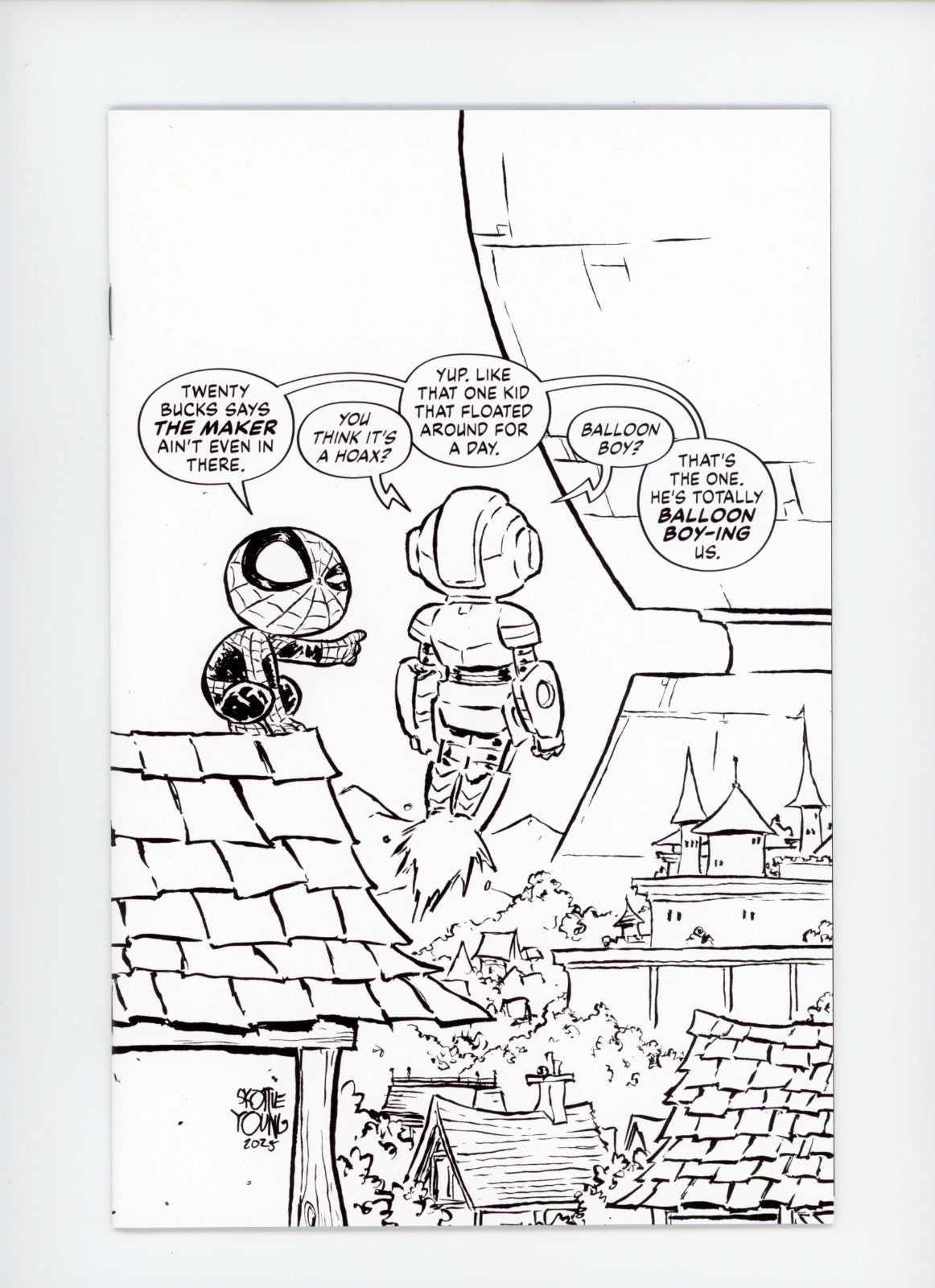 Ultimate Endgame #1 I 1:100 Skottie Young B&W Virgin Variant Marvel 2025