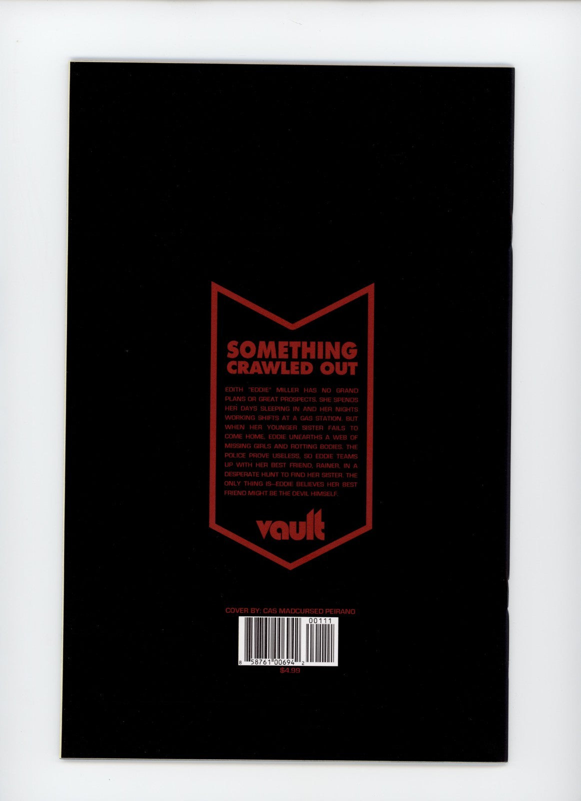 Something Crawled Out #1A Cas Madcursed Peirano Vault Comics Book 2024