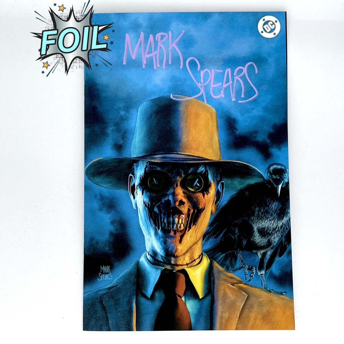 SIGNED Absolute Batman #19 BV Virgin Foil MARK SPEARS Scarecrow Cover - 2026