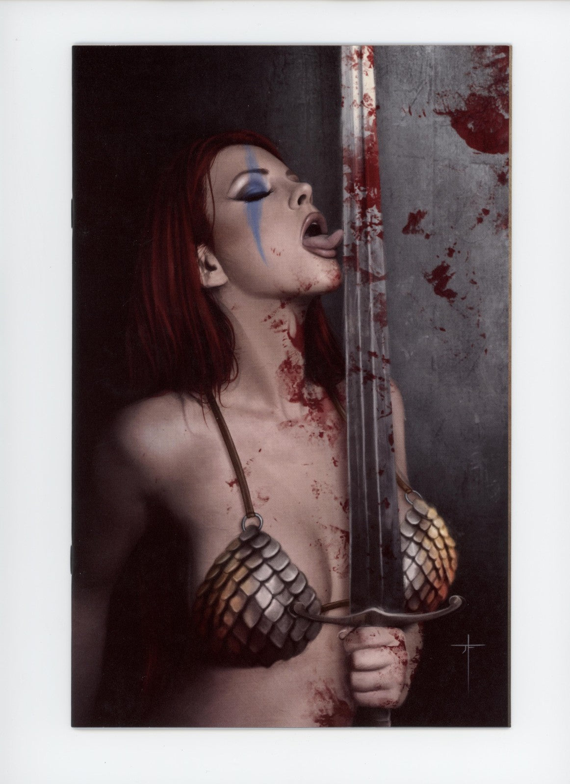 RED SONJA: EMPIRE OF THE DAMNED #3B COLOR SPLASH EXCLUSIVE By JAY FERGUSON