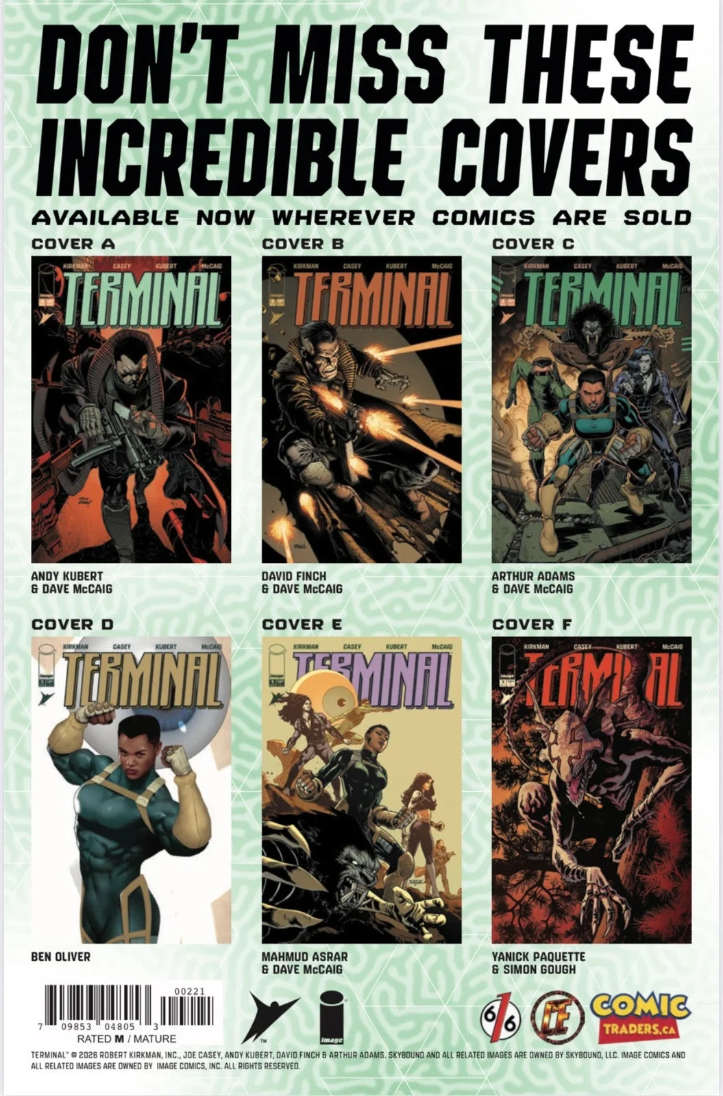 TERMINAL #2 - CEDRIC POULAT - Virgin FOIL Variant B LTD 1000 - 2026
