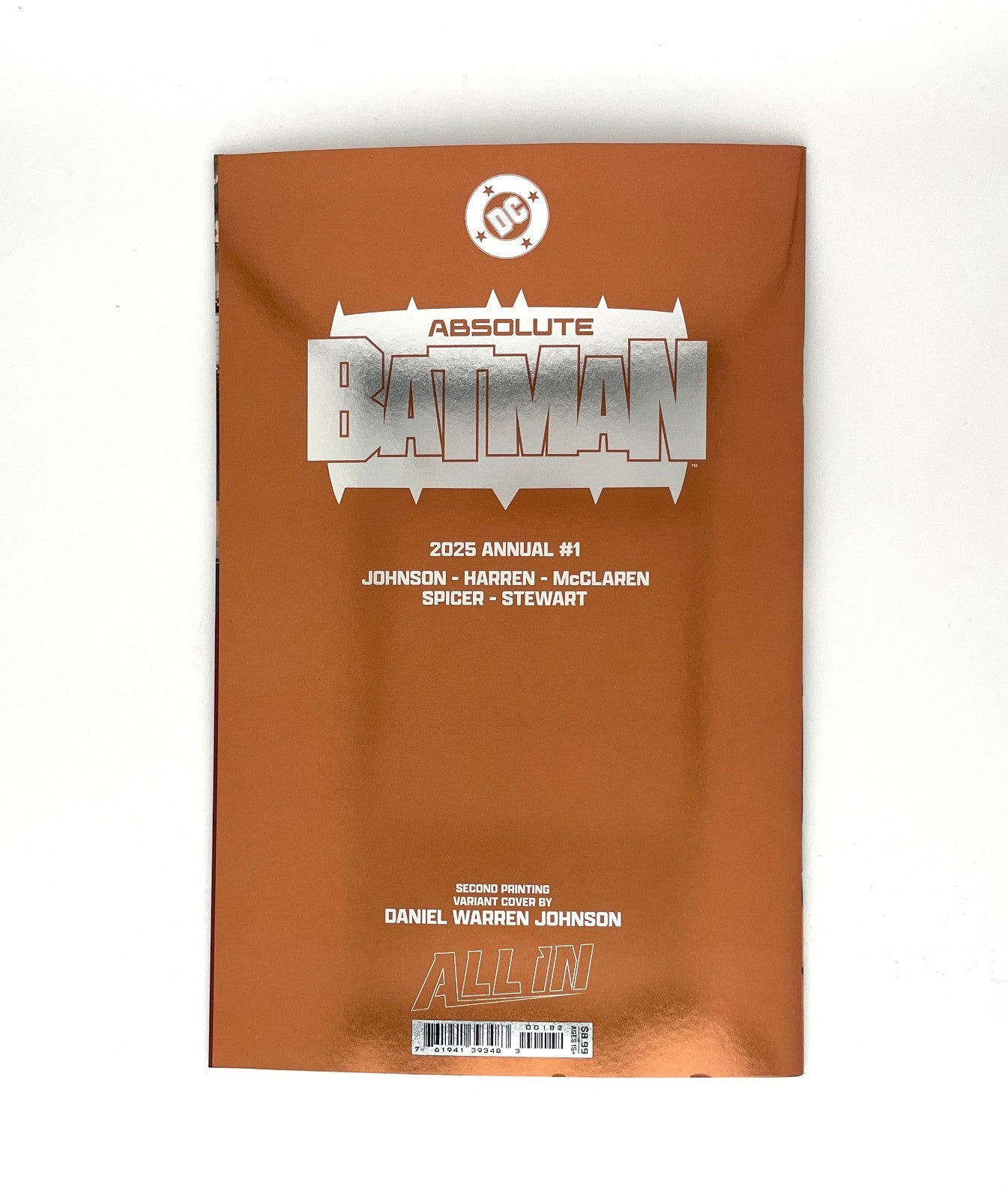 Absolute Batman Annual #1J - Daniel Warren Johnson 2nd Printing Foil
