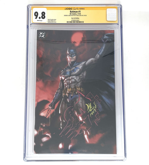 Batman #1 Kyuyong EOM Foil Edition 11/25 CGC SS 9.8 Signed & Sketch by EOM