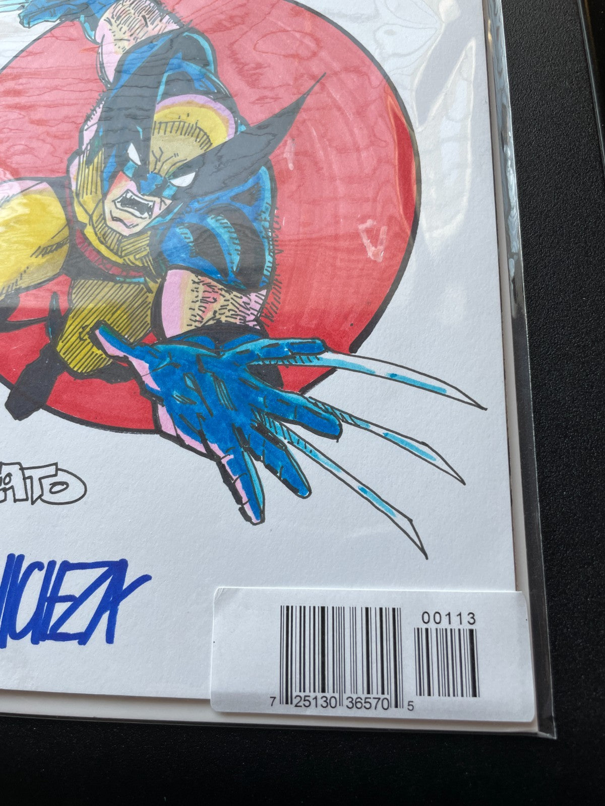 DF Deadpool/Wolverine #1 Blank Sketched & Sig. by Delbeato & Nicieza COA - 2026