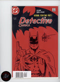 DETECTIVE COMICS #575 BLANK VARIANT SIGNED w/ BATMAN HOMAGE SKETCH by KEN HAESER