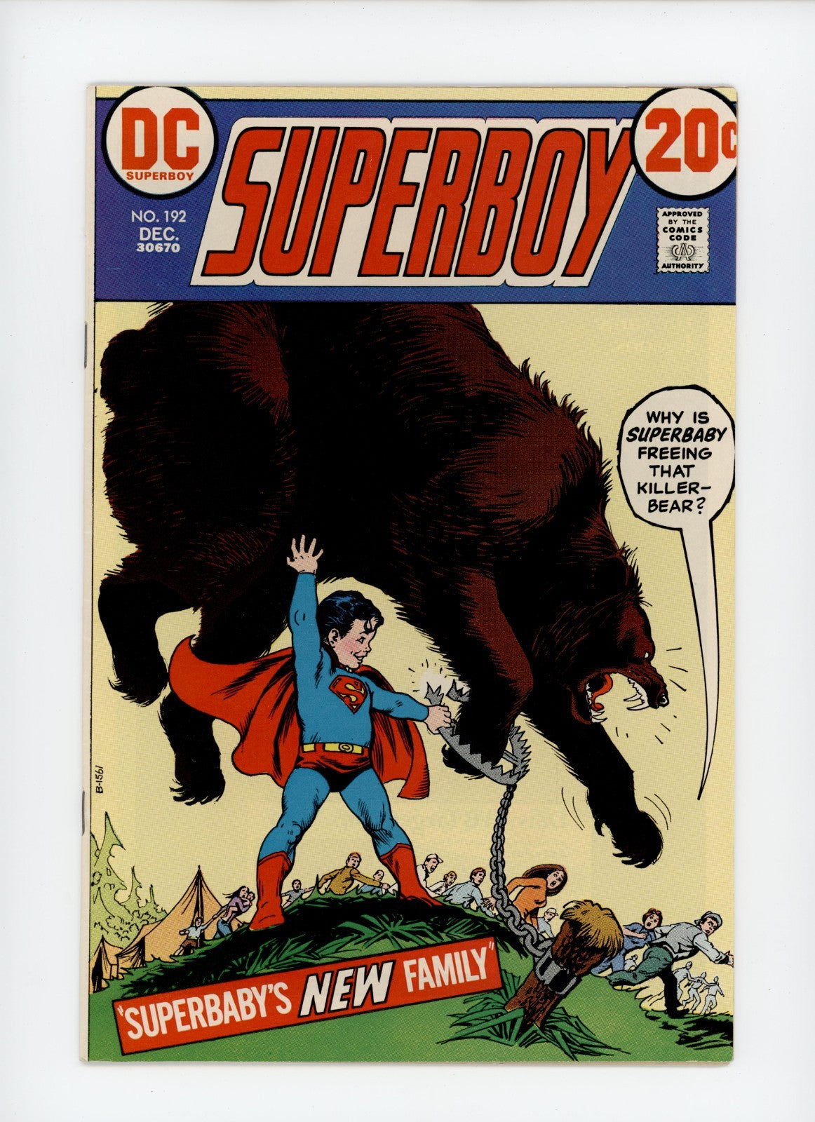 Superboy DC Comic LOT x5 - #189 #190 #192 #193 #195 FN-VF - 1972-1973
