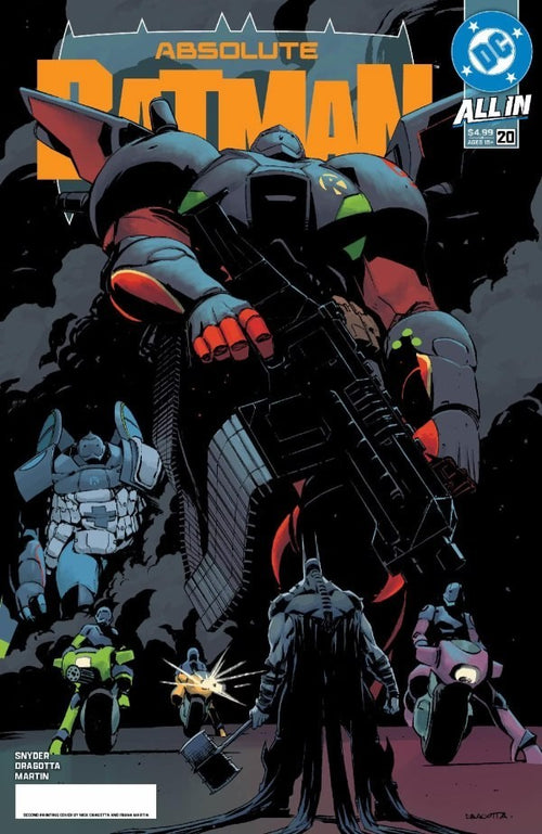 ABSOLUTE BATMAN #20A 2nd Printing - Nick Dragotta  - DC Comics - 2026