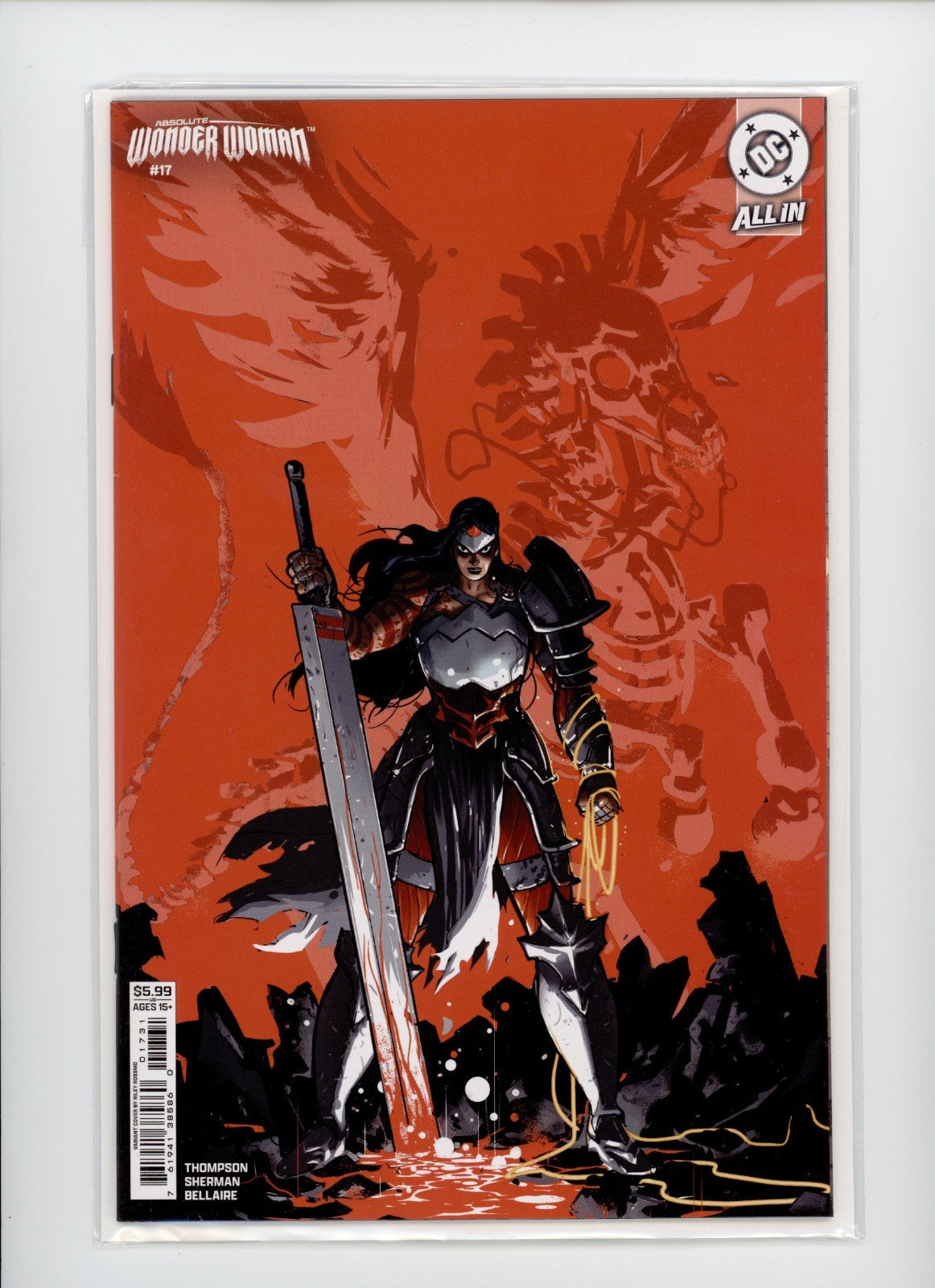 Absolute Wonder Woman #17C Riley Rossmo Card Stock DC Comics - 2026
