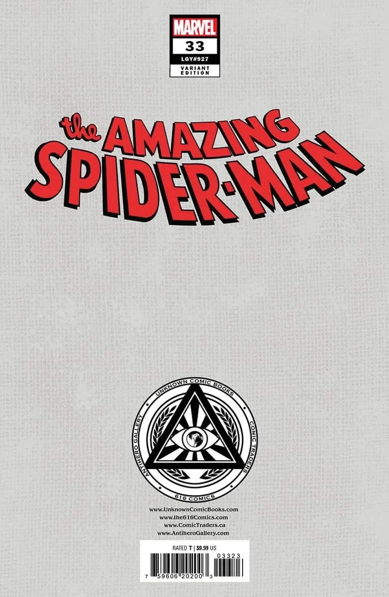 AMAZING SPIDER-MAN #33 - EJIKURE BLACK CAT - Virgin Variant - 2023