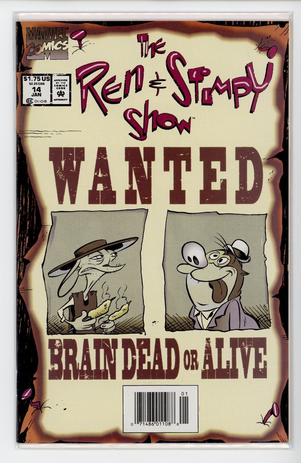 Ren And Stimpy Show Marvel Comic #11 - 20 Lot of 10 total NM