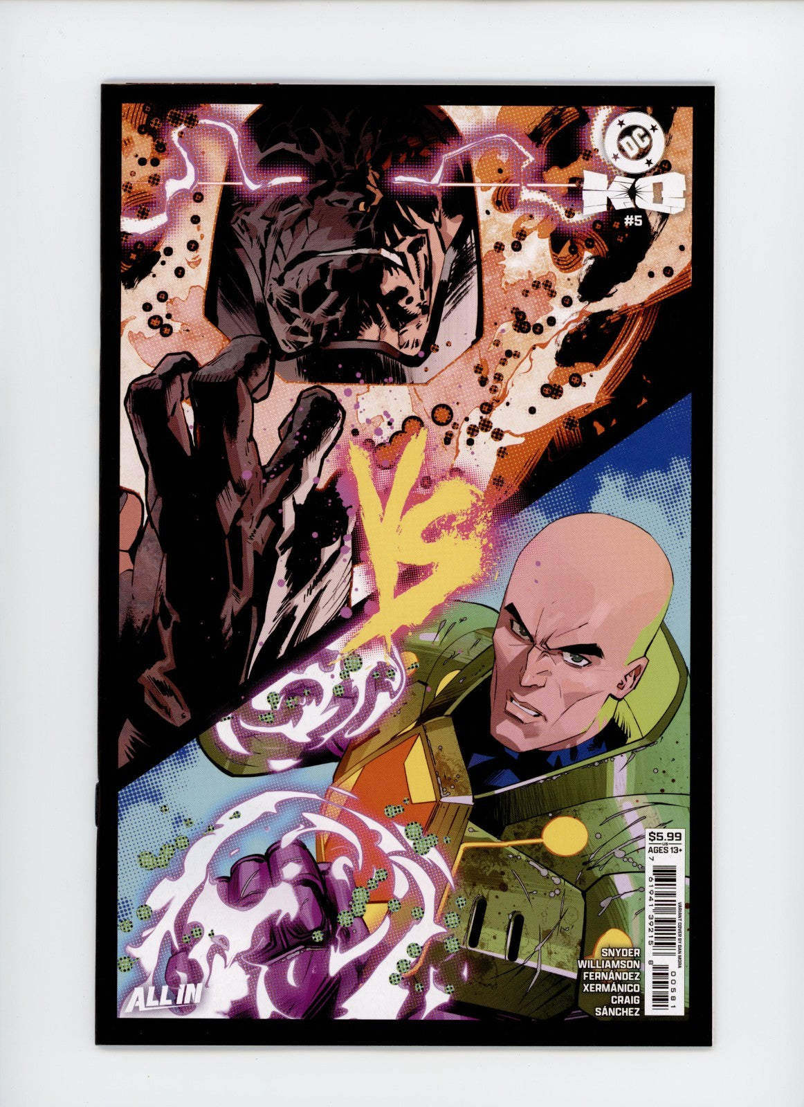 DC K.O. 5G Dan Mora Bracket Card Stock DC Comics - 2026
