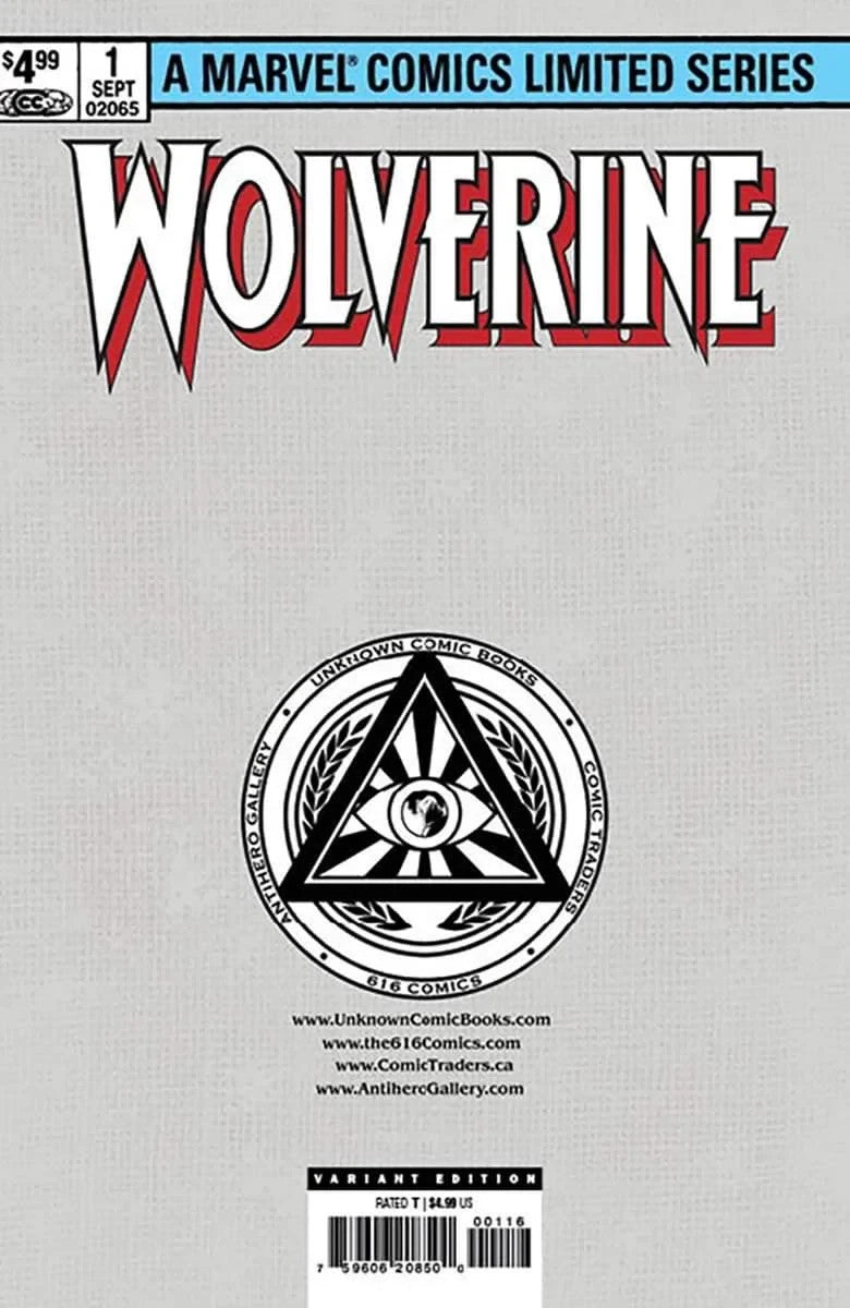 WOLVERINE CLAREMONT & MILLER #1 FACSIMILE - KAARE ANDREWS - Virgin Variant