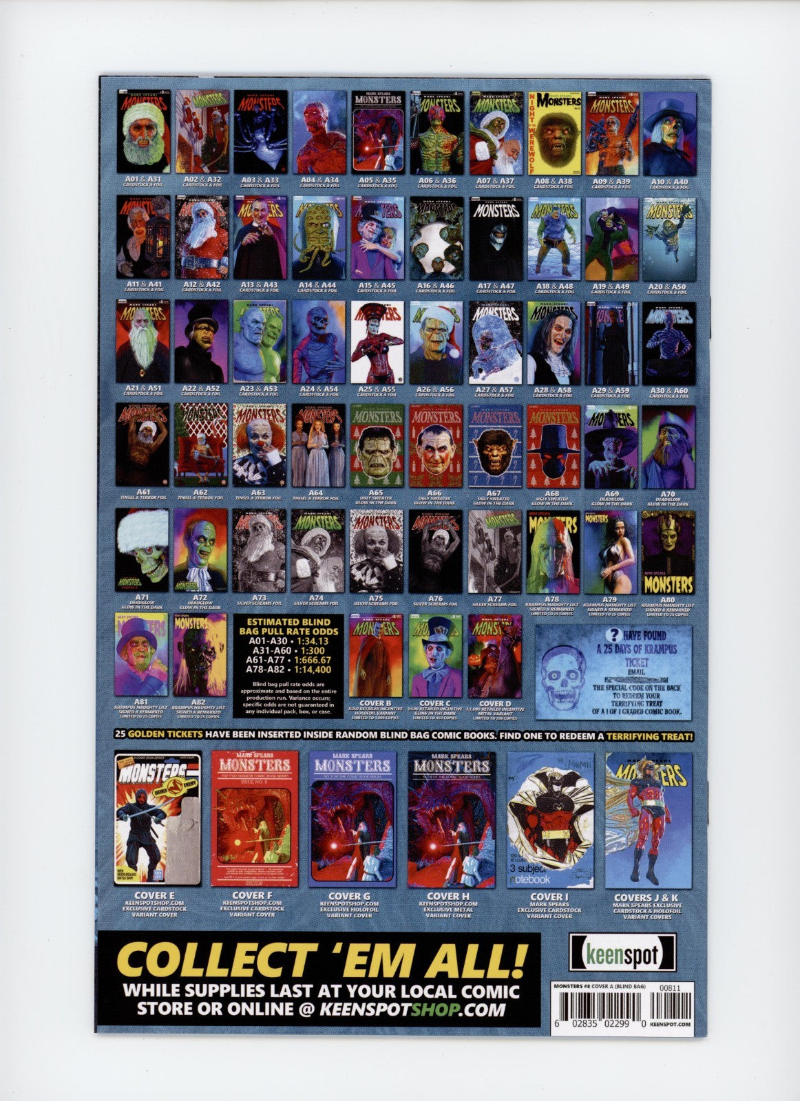 Mark Spears Monsters #8A-17 Keenspot Comic Book 2025