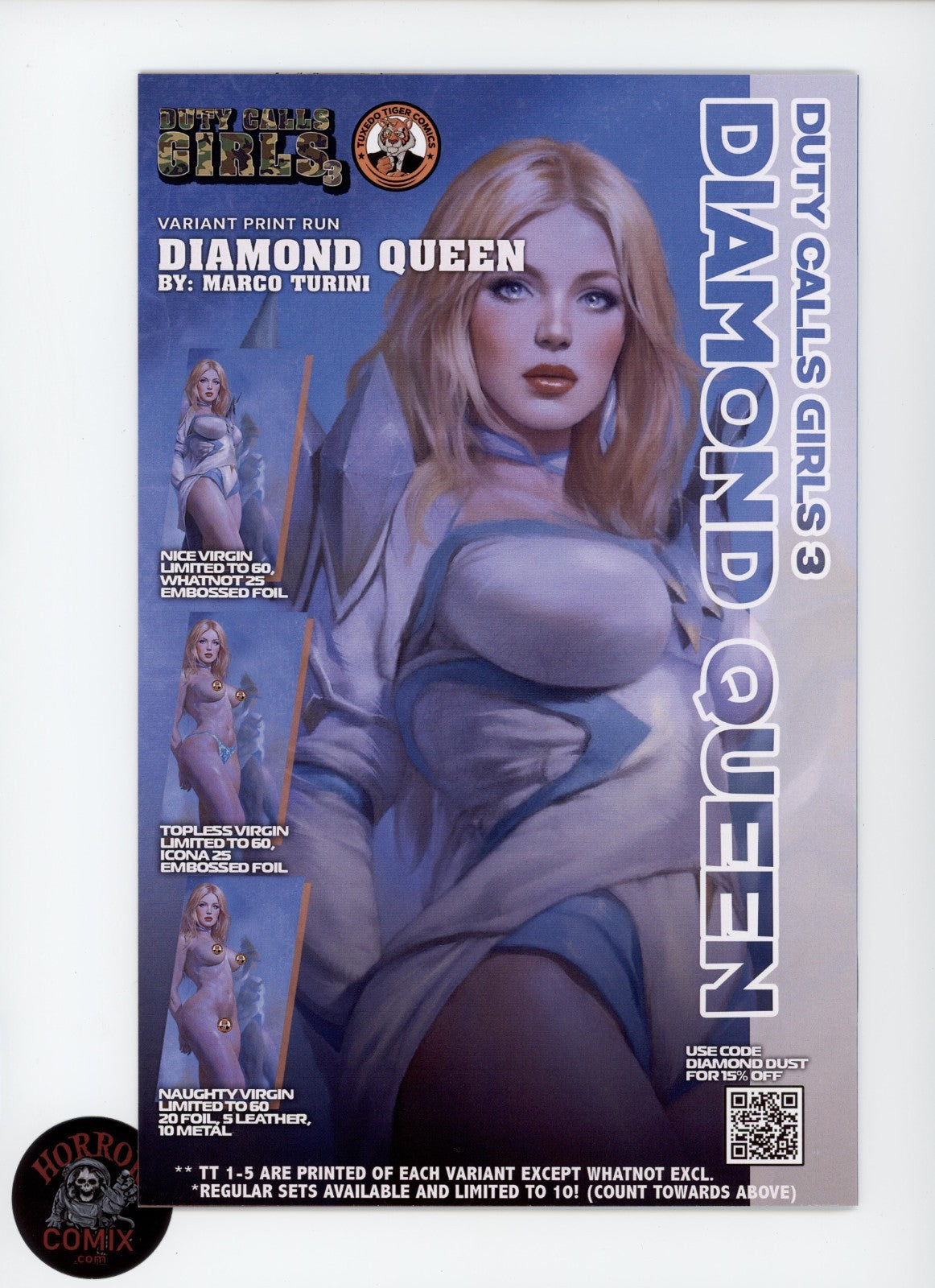 Duty Calls Girls 3 "Diamond Queen" Nice Variant By Marco Tarini