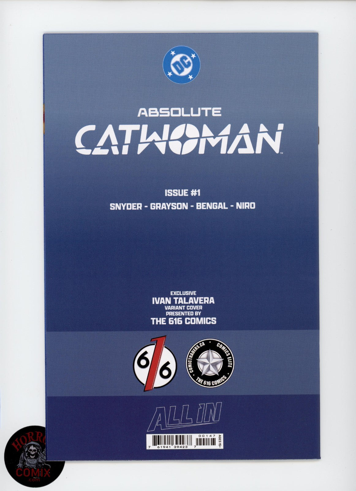 ABSOLUTE CATWOMAN #1 - EXCLUSIVE IVAN TALAVERA Dress CVR A LTD 3000 - 2026