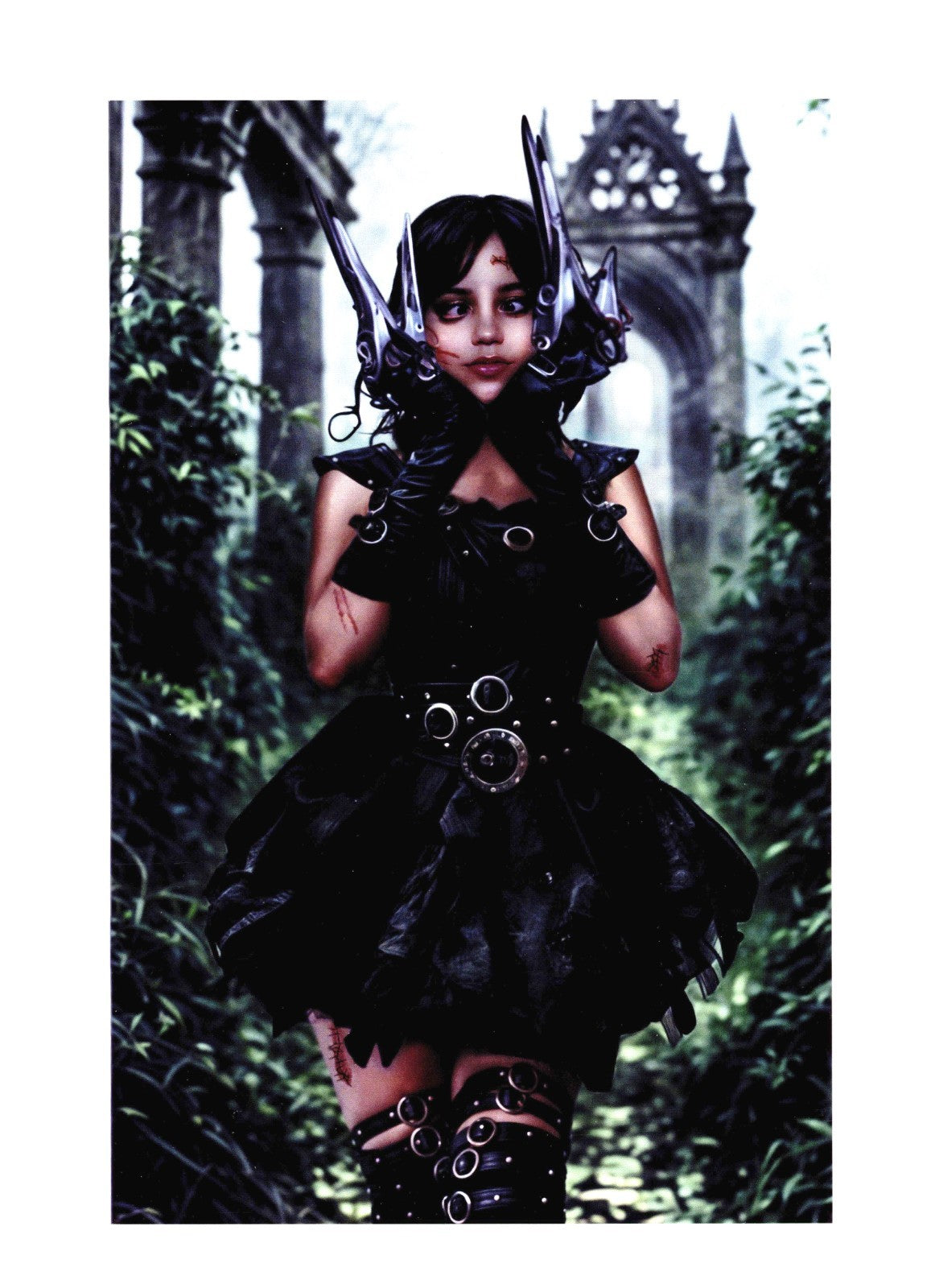 Totally Rad Halloween Story #2B "Nice" Ortega as Edward Scissorhands Comic Book