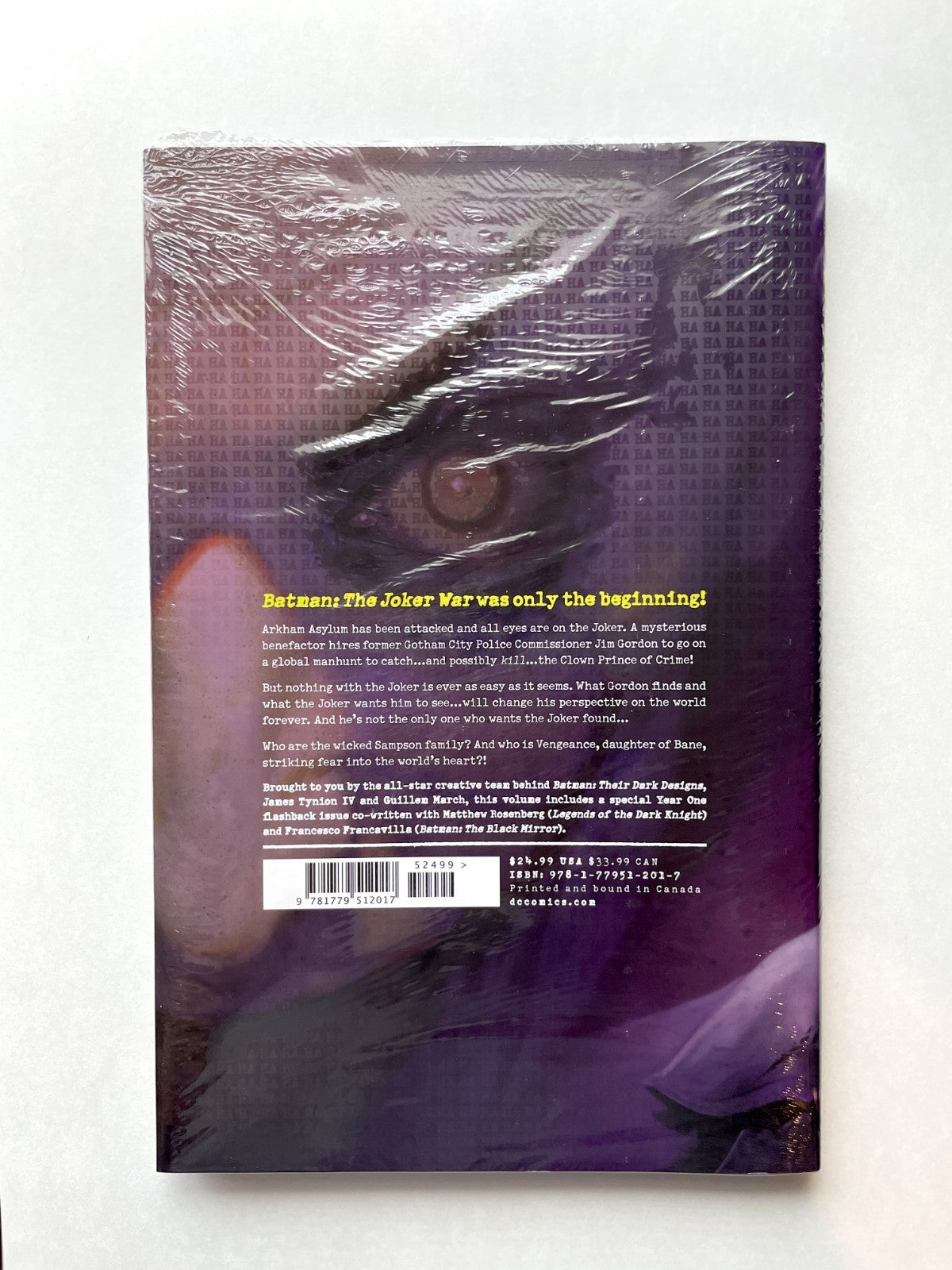 JOKER HC VOL 01 - DC Comics - Hardcover 1st Print (2021)