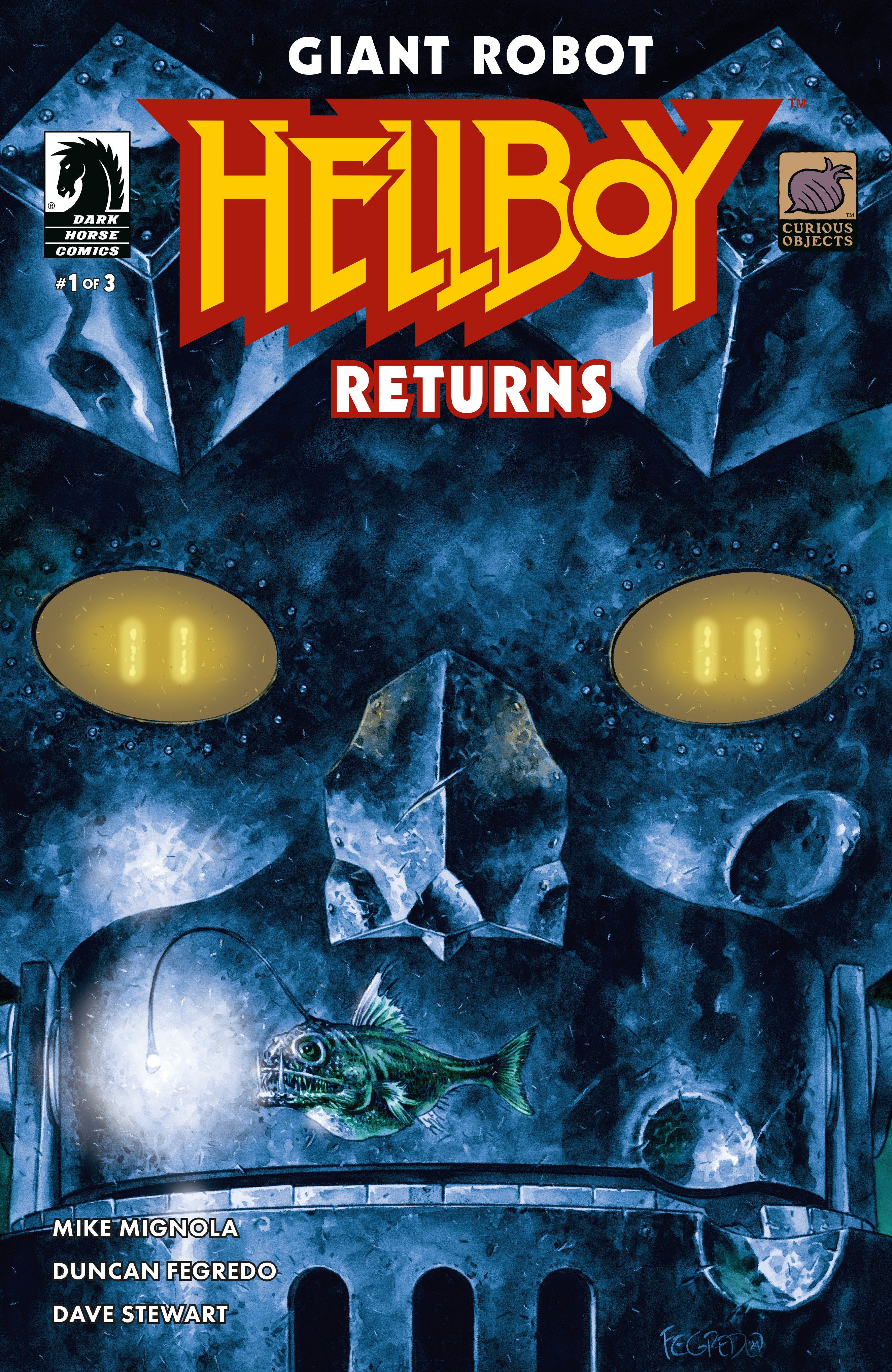 Giant Robot Hellboy Returns