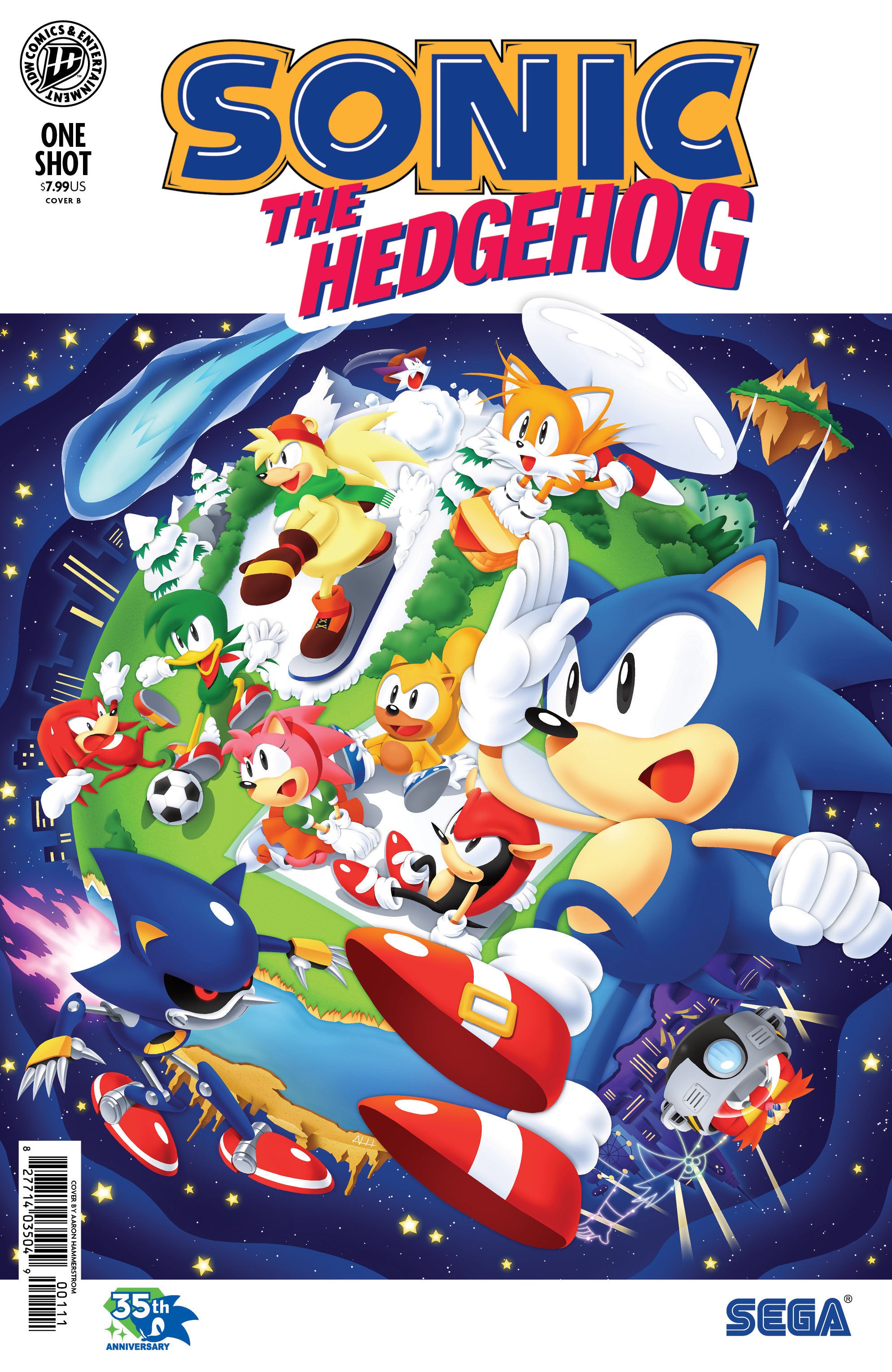 Sonic the Hedgehog: 35th Anniversary Special Variant B (Hammerstrom) #1