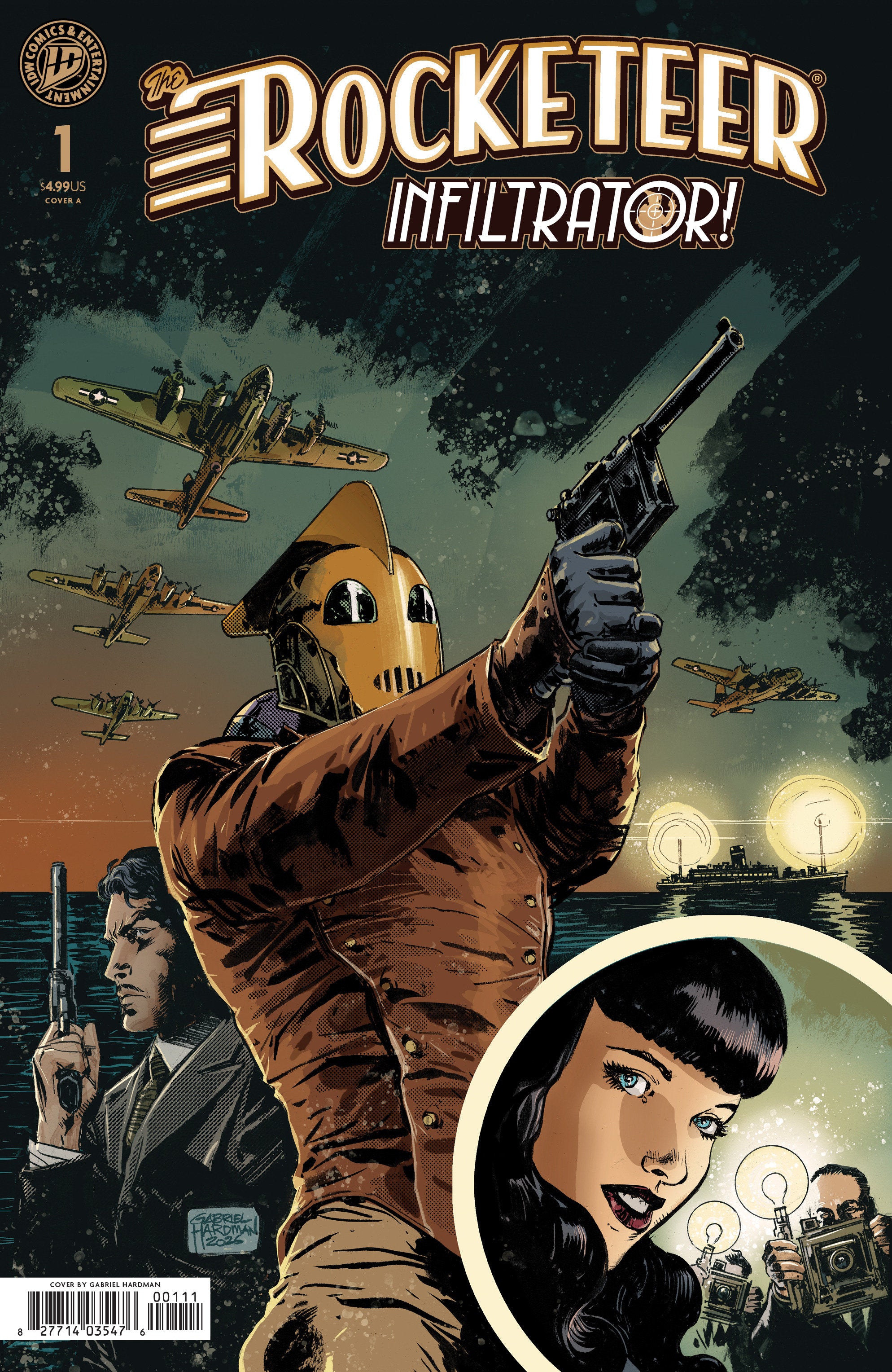 The Rocketeer: Infiltrator! #1 Cover A (Hardman) #1