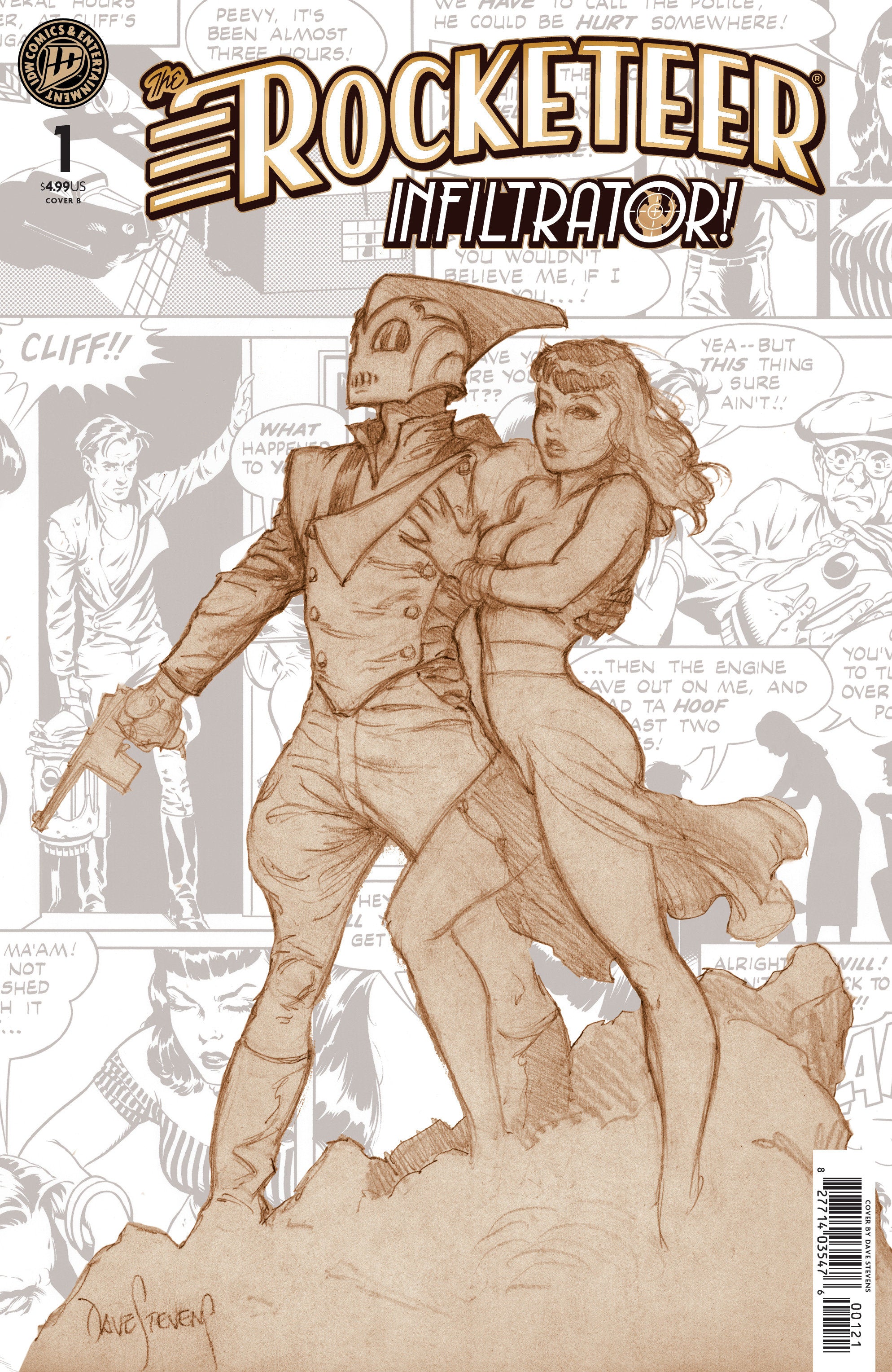 The Rocketeer: Infiltrator! #1 Cover A (Hardman) #1