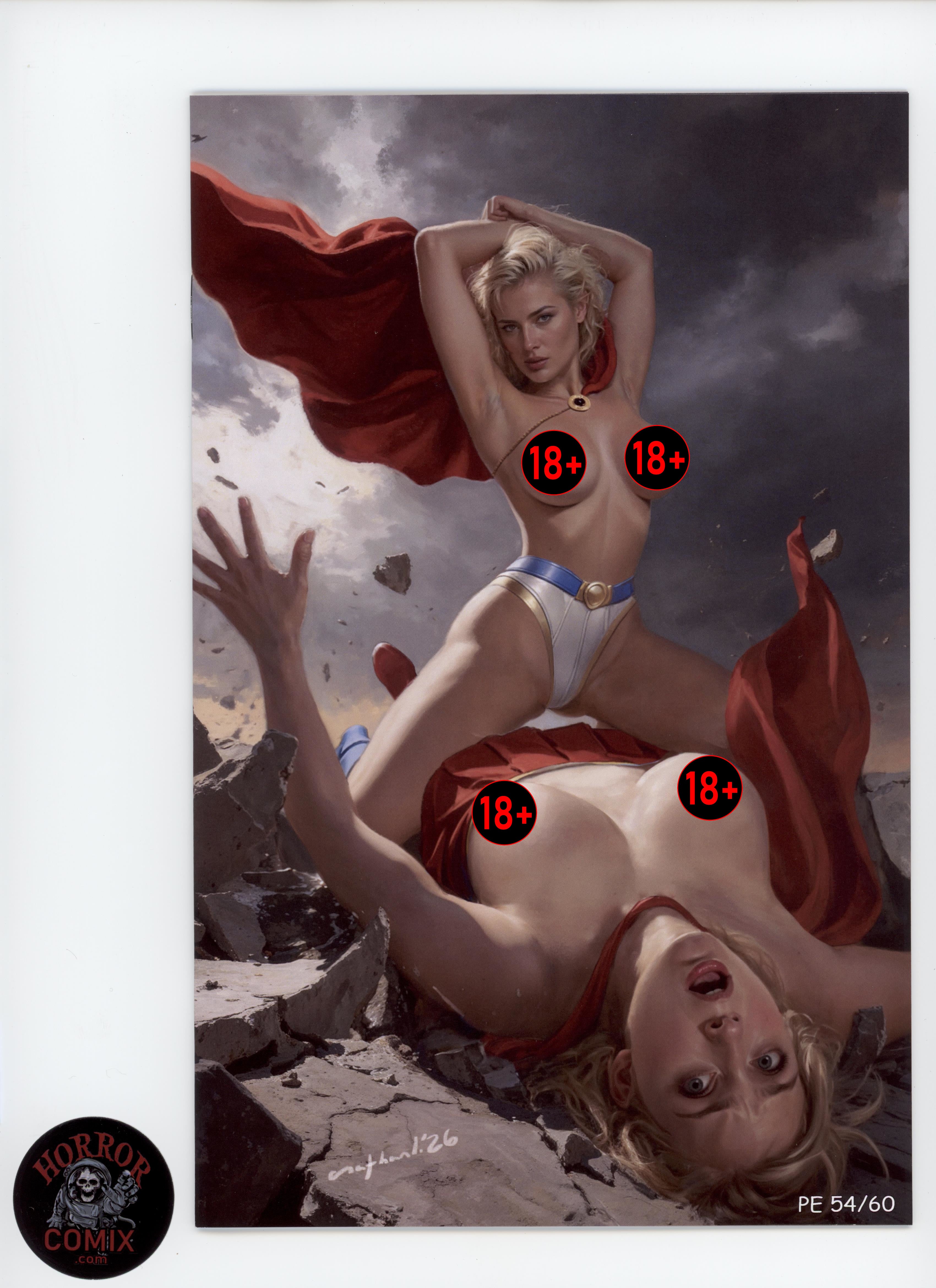 Duty Calls Girls 3 "Power Play" Powergirl vs Supergirl by Lorenzana